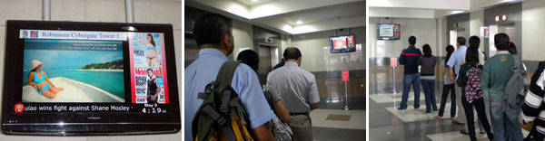 Summit Digital Ad Network's LCD displays are situated in high-traffic buildings that attract as many as 6,000 people a day.