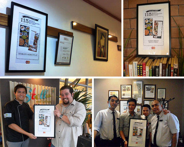 Eat Out Now! plaques Eat Out Now! plaques