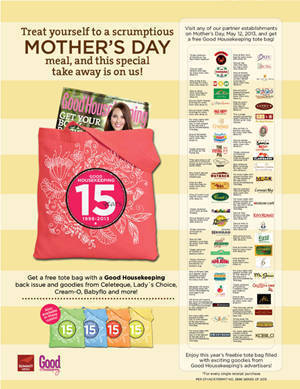 Good Housekeeping Mother's Day tote bags