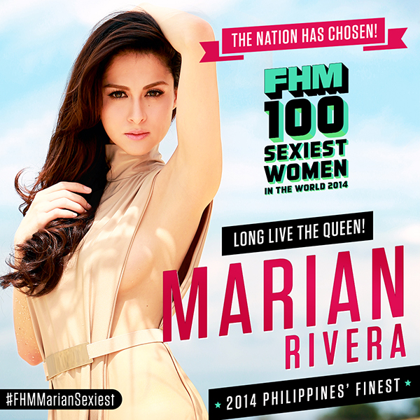 FHM Sexiest 2014 Marian Rivera